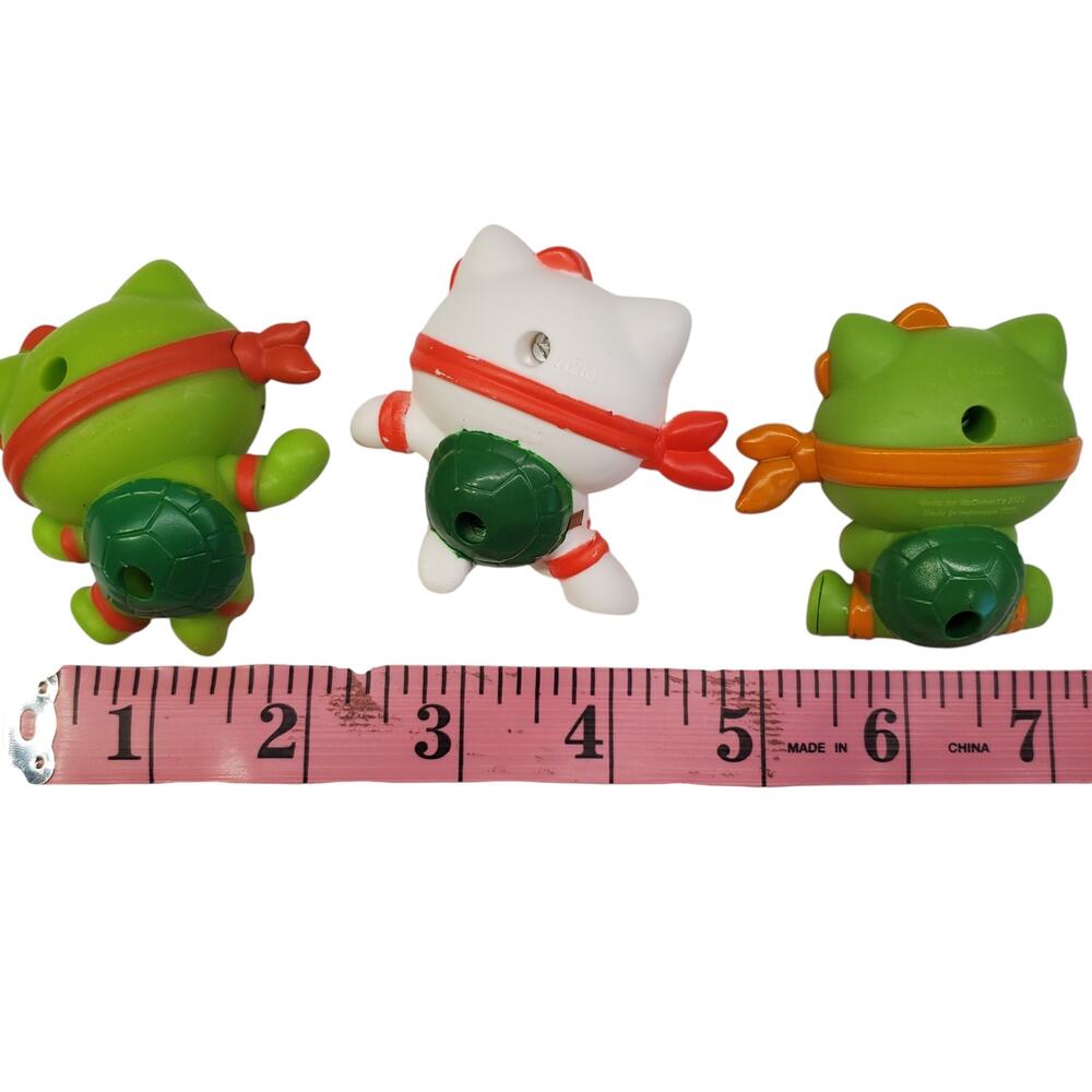 Hello Kitty Teenage Mutant Ninja Turtles McDonalds Happy Meal Toys - Picture 8 of 10